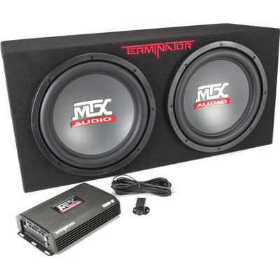 MTX Terminator TNP212DV Dual 12" Vented Powered Subwoofer