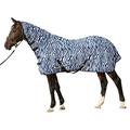 Harry's Horse 32205028-205cm Fliegendecke mesh mit Gurten, L, zebra french blau