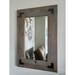 Union Rustic Trosclair Accent Mirror Wood in White | 24 H x 36 W x 1 D in | Wayfair BF6390A57C2942088190F357FBE920E3