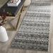 Gray/White 30 x 0.43 in Area Rug - Foundry Select Wynn Southwestern Beige/Gray Area Rug Polypropylene | 30 W x 0.43 D in | Wayfair