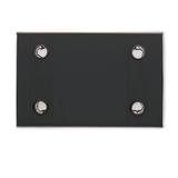Arlmont & Co. Coso Rectangular Portable Folding Table in Black | 42.5 H x 27.5 D in | Wayfair DCA0E9A4392C422CA87C1403CD766A35