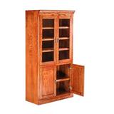 The Twillery Co.® Sasser Solid Wood Standard Bookcase Wood in White | 84 H x 36 W x 18 D in | Wayfair FEA4A7F9C9714AF886993B8F9D7F1286