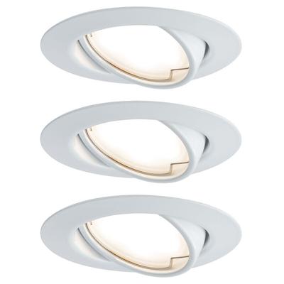 Paulmann 93423 Base Einbauleuchte 3er Set LED LED 15 W Weiß