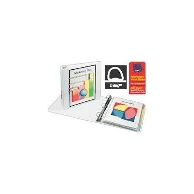 Avery  1318 Extra Wide Reference View 1 in. EZD Ring Binder - White