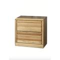 Millwood Pines Askins 2 - Drawer Nightstand Wood in Brown | 30 H x 25 W x 18 D in | Wayfair 648E7CD44B8142E9B26F15CB6B95B978