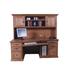 Loon Peak® Laflamme Knob Desk Wood in Brown | 29 H x 74 W x 35 D in | Wayfair CEBD08615787452BAB423E7113AA05B5