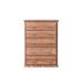 Loon Peak® Lacluta 5 Drawer Chest Wood in Brown | 48 H x 34 W x 18 D in | Wayfair 2C1F2EB289D94DEC80DA224697D519E8