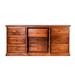 Loon Peak® Montano 9 Drawer Dresser Wood in Brown | 32 H x 72 W x 18 D in | Wayfair 67456B97DD6144718DDEC6FF795034BC