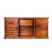 Loon Peak® Montano 9 Drawer Dresser Wood in Brown | 32 H x 72 W x 18 D in | Wayfair 99C3D9FE0D1A4918B2D0F77BAFFB3289