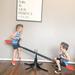 Gener8 Teeter Totter Plastic/Metal in Black/Red | 86 H x 33 W x 12 D in | Wayfair GS28277