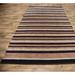 Black/Brown 77 x 1 in Rug - Latitude Run® Lavdimir Oriental Hand-Knotted Wool Area Rug Wool | 77 W x 1 D in | Wayfair