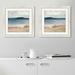 Highland Dunes Indigo Isle I by Julia Purinton - 2 Piece Picture Frame Painting Print Set Paper in Blue/Brown/Green | 28 H x 96 W x 1.5 D in | Wayfair