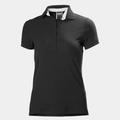 Helly Hansen Polo Elasticizzata Ad Asciugatura Rapida Crewline Donna Nero M