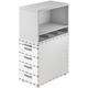 Aufsatz-Regal für Standcontainer »Otto Office Line I« grau, OTTO Office Premium, 42.8x53x80 cm