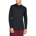 Under Armour Cg Mock Fitted Long-Sleeve Shirt - Black/Steel, 2X-Large