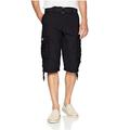 Unionbay Men's Cordova Belted Cargo Short Messenger - 30 - Black