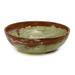 Fleur De Lis Living Ranson 12" Stone Contemporary Decorative Bowl Marble in Green/Black | 3.75 H x 12 W x 12 D in | Wayfair