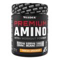 WEIDER Premium Amino Intra Workout Drink mit EAA/ BCAA Aminosäure Komplex hochdosiert, mit L-Glutamin, Elektrolyten und Dextrin für mehr Energie beim Training, Fresh Orange, 800g