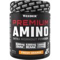 WEIDER Premium Amino Intra Workout Drink mit EAA/ BCAA Aminosäure Komplex hochdosiert, mit L-Glutamin, Elektrolyten und Dextrin für mehr Energie beim Training, Fresh Orange, 800g