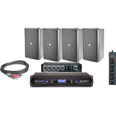 JBL Pro Gym bundle W/Cables/Amp/Mixer