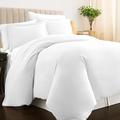 100% Cotton White Super King Duvet Cover 260x220 cm, 400 Thread Count Long Staple Cotton Super King Quilt Cover, Sateen Super King Size Duvet Cover Sets with Button Closure (Cotton Bedding) - Pizuna