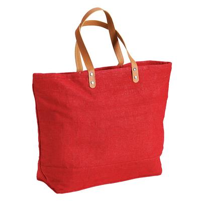 Jute Tote - Red, Large - Ballard Designs