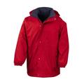 Result Mens Reversible StormDri 4,000 Waterproof Windproof Anti pilling Fleece Jacket (2XL) (Red/Navy)