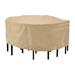 Arlmont & Co. Jadon Patio Table & Chair Set Cover in Brown | 23 H x 69 W x 69 D in | Wayfair 6F7395FC514D49DB98784BEC11CEF475