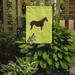 Caroline's Treasures Percheron Horse 2-Sided Polyester 15 x 11 in. Garden Flag in Yellow | 15 H x 11 W in | Wayfair BB7732GF