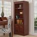 Foundry Select Raheim 28" W Solid Wood Standard Bookcase Wood in Brown | 72 H x 28 W x 18 D in | Wayfair F3280BA7E2A443BE80E99A7863341C37