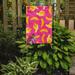 Caroline's Treasures Bananas 2-Sided Polyester 15 x 11 in. Garden Flag in Pink/Yellow | 15 H x 11 W in | Wayfair BB5140GF
