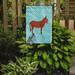 Caroline's Treasures Irish Donkey Check 2-Sided Polyester 15 x 11 in. Garden Flag in Blue | 15 H x 11 W in | Wayfair BB8022GF