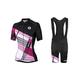 UGLY FROG Women Cycling Jersey Short Sleeve Road Biking MTB Sportswear and 3D Padded Bib Shorts Sets Pink for Ladies