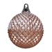 Vickerman 552599 - 5" Rose Gold Glitter Candy Durian Ball Christmas Tree Ornament (3 pack) (MT180158)