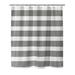 Beachcrest Home™ Hortencia Striped Single Shower Curtain Polyester in Gray | 74 H x 71 W in | Wayfair 2E218E608D0A4411831F58E7EA0DCDE8