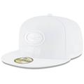 Men's New Era Green Bay Packers White on 59FIFTY Fitted Hat