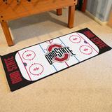 FANMATS Ohio State University 72 in. x 29.5 in. Non-Slip Outdoor Door Mat Plastic in Black/Brown | 29.5 W x 72 D in | Wayfair 19542