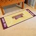 FANMATS Mississippi State University 72 in. x 29.5 in. Non-Slip Indoor Only Door Mat Synthetics in Brown/Red/White | Wayfair 19531
