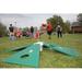 MOZARK 60" x 60" AceHole Golf Plastic Cornhole Board Plastic in Green | 16 H x 60 W x 60 D in | Wayfair 10051