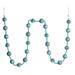 Vickerman 544792 - 6' Baby Blue Stripe Ball Ornamnt Garland (M183532) Christmas Garland Ornament