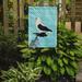 East Urban Home Saxon Fairy Swallow Pigeon Check 2-Sided Polyester 15 x 11 in. Garden Flag in Blue | 15 H x 11 W in | Wayfair