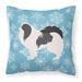 East Urban Home Winter Snowflakes Indoor/Outdoor Throw Pillow Polyester/Polyfill blend | 18 H x 18 W x 3 D in | Wayfair