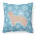 East Urban Home Winter Snowflakes Indoor/Outdoor Throw Pillow Polyester/Polyfill blend | 18 H x 18 W x 3 D in | Wayfair