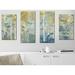 Winston Porter Gilded Forest II - 4 Piece Wrapped Canvas Multi-Piece Image Print Canvas in Black | 30 H x 56 W x 1 D in | Wayfair