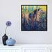 East Urban Home 'Flowers In The Morning' By Iris Scott Graphic Art Print on Wrapped Canvas Canvas, in Black/Blue/Green | Wayfair