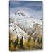 Millwood Pines 'Co, Uncompahgre Nf Mountain & Aspens' Photographic Print on Wrapped Canvas in Blue/Gray/Green | 16 H x 10 W x 1.5 D in | Wayfair