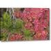 Millwood Pines 'Oregon Huckleberry Bush Leaves & Pine Needles' Photographic Print on Wrapped Canvas in Green/Red | 10 H x 16 W x 1.5 D in | Wayfair