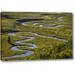 Winston Porter Co, Gunnison Nf Upper East Rivers Meandering by Don Grall - Photograph Print on Canvas in Green | 21 H x 32 W x 1.5 D in | Wayfair