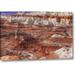 Union Rustic 'Use, Arizona a Desert Area Called Toad Stools' Photographic Print on Wrapped Canvas Metal in Red | 21 H x 32 W x 1.5 D in | Wayfair