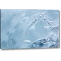 Ebern Designs 'Ak, Glacier Bay Np, Mcbride Glacier Ice Detail' Graphic Art Print on Wrapped Canvas in Blue | 11 H x 16 W x 1.5 D in | Wayfair